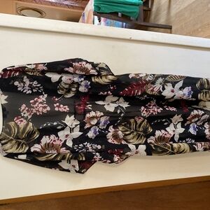 Walter Baker Black Floral Dress